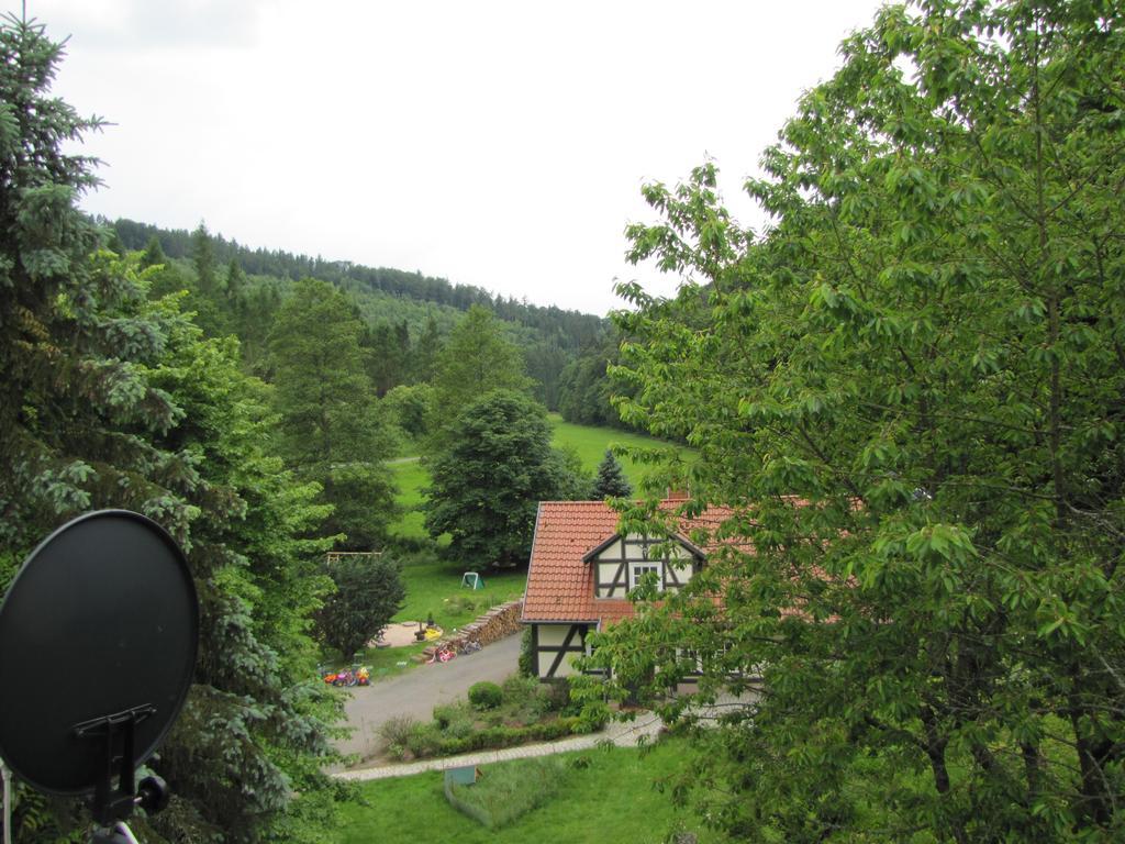 Hof Guttels Waldgasthof Ferienpension Rotemburgo do Fulda Quarto foto